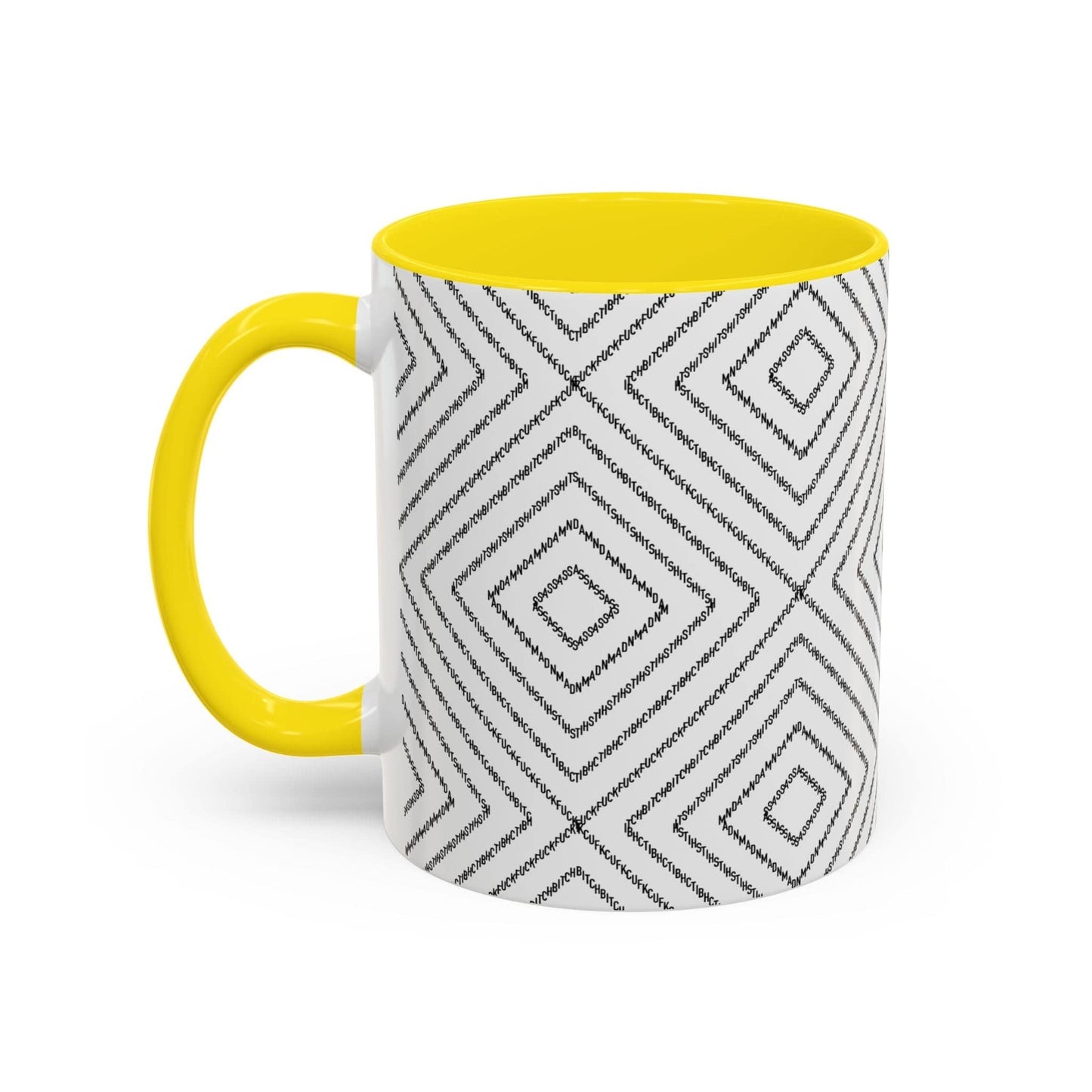 Subtle Profanity Pattern Mug