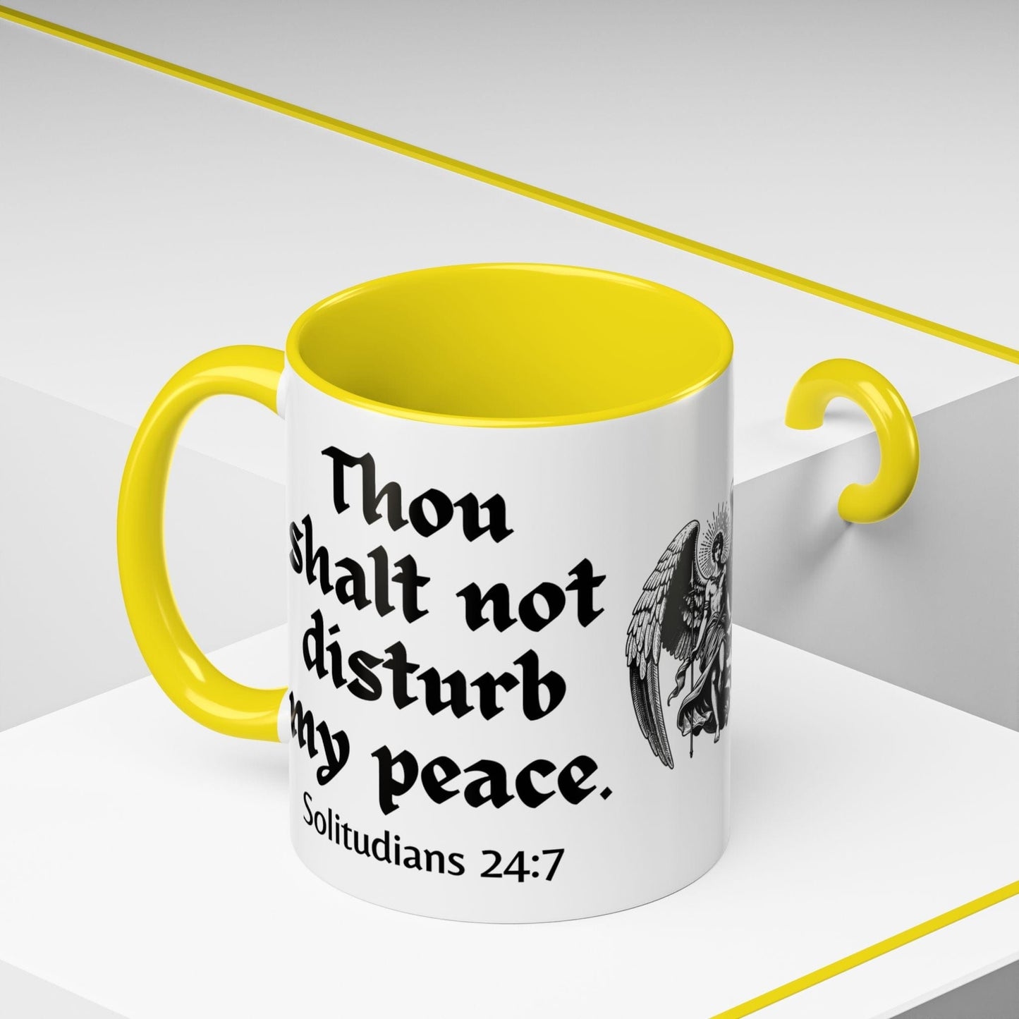 Thou Shalt Not Disturb My Peace Mug