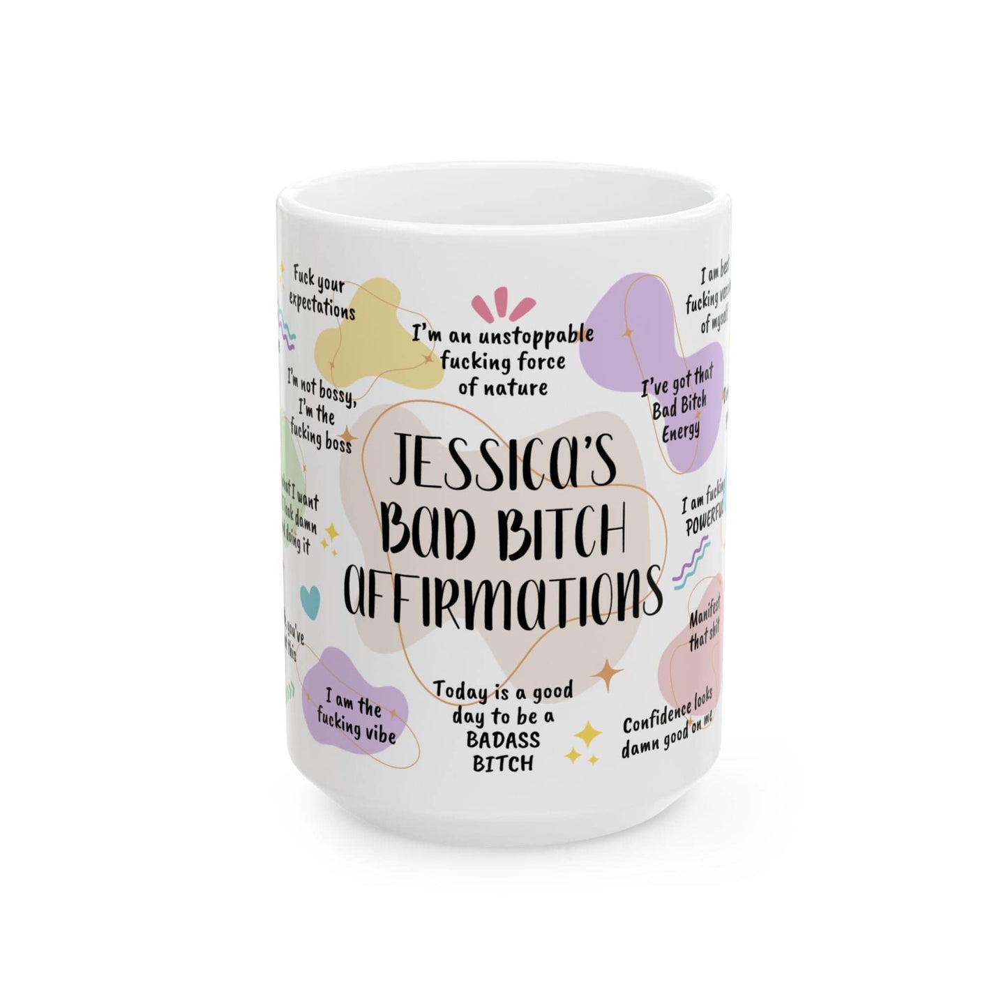 Personalized Bad Bitch Affirmations Mug