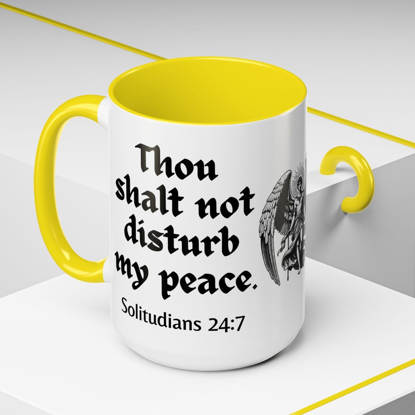 Thou Shalt Not Disturb My Peace Mug