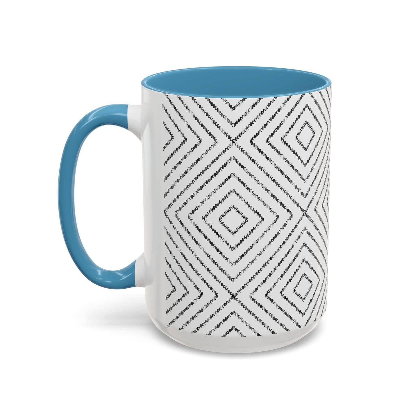 Subtle Profanity Pattern Mug