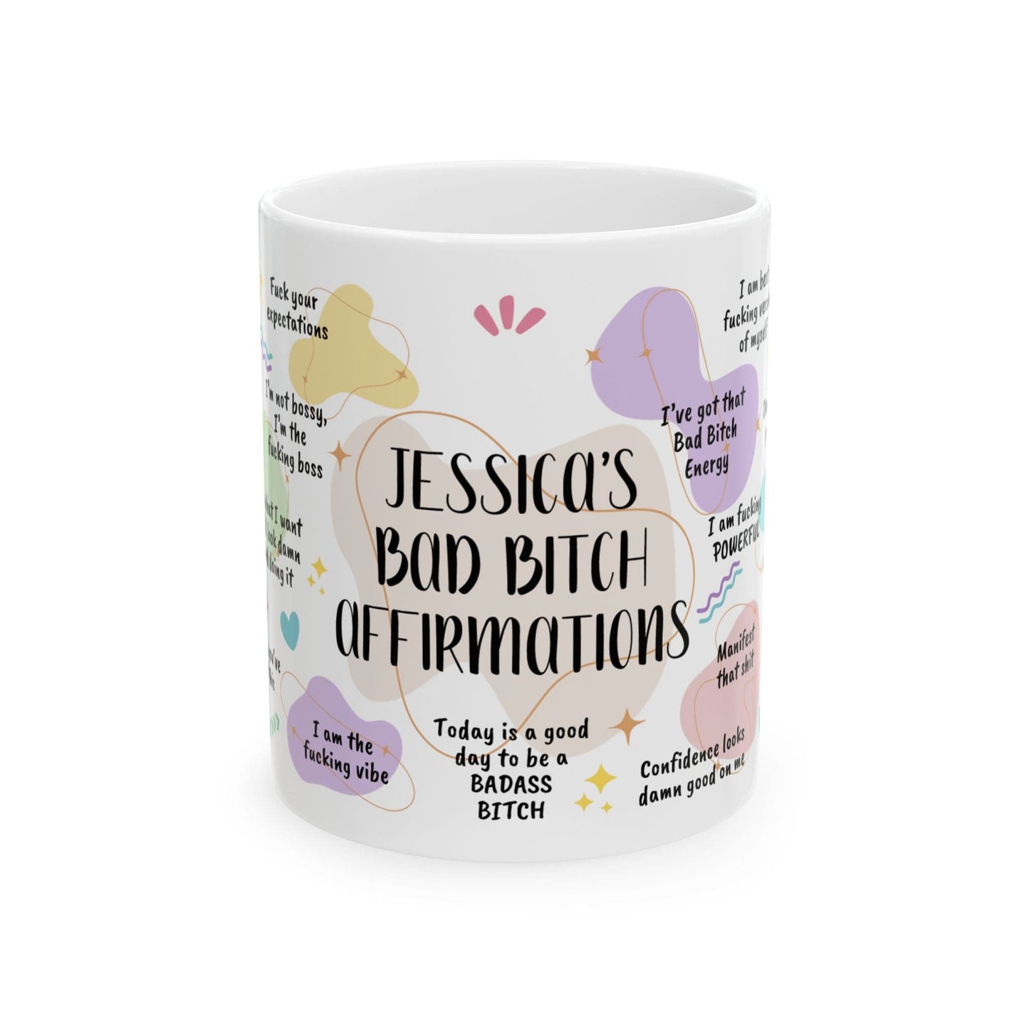 Personalized Bad Bitch Affirmations Mug