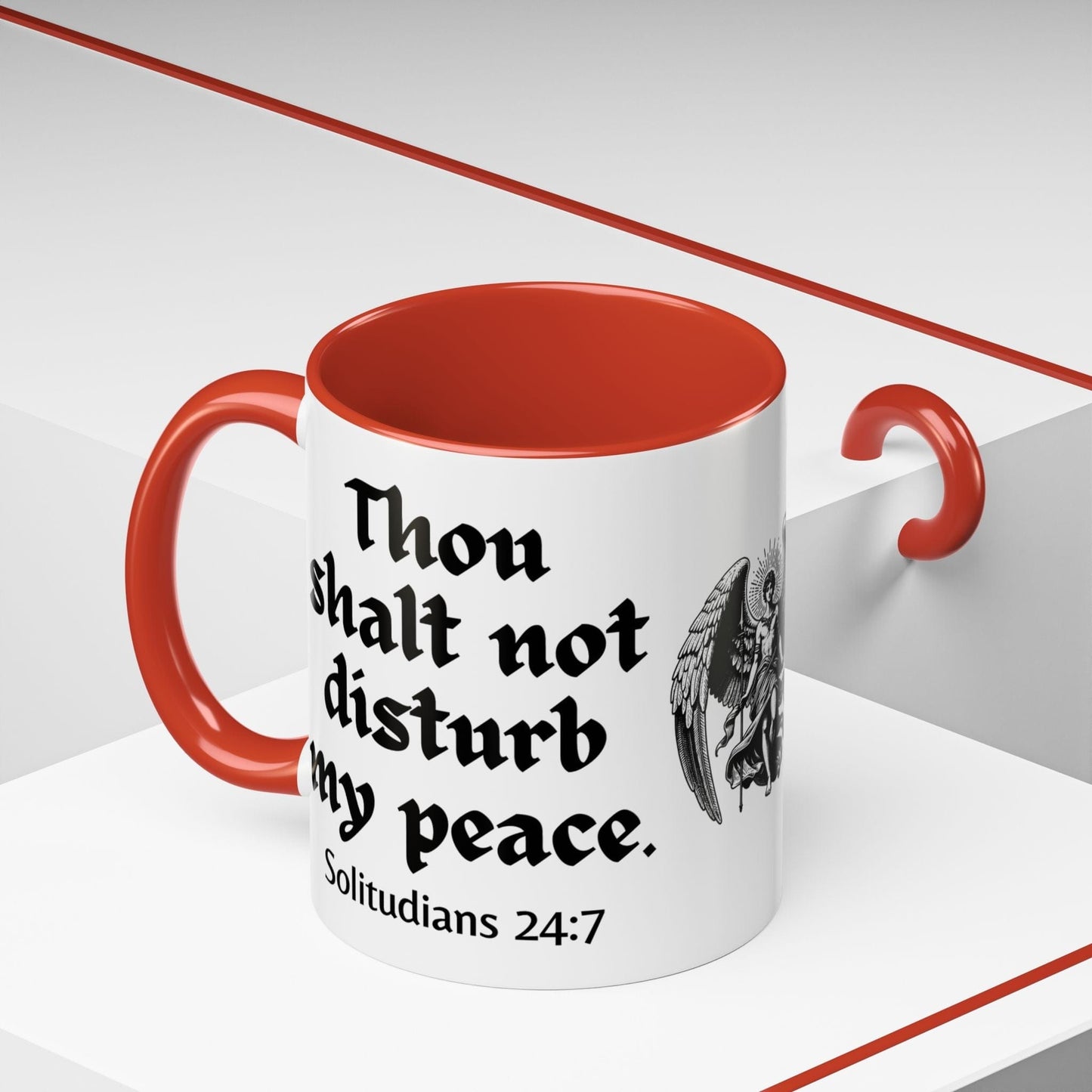 Thou Shalt Not Disturb My Peace Mug
