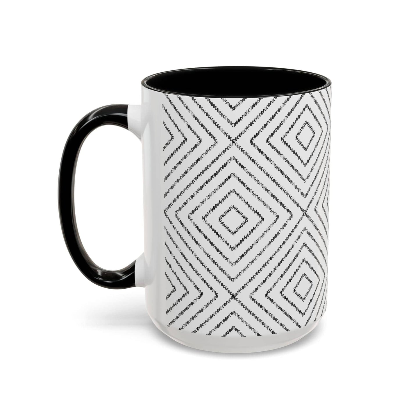 Subtle Profanity Pattern Mug