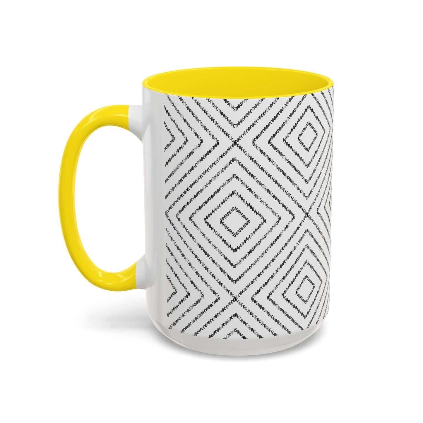 Subtle Profanity Pattern Mug