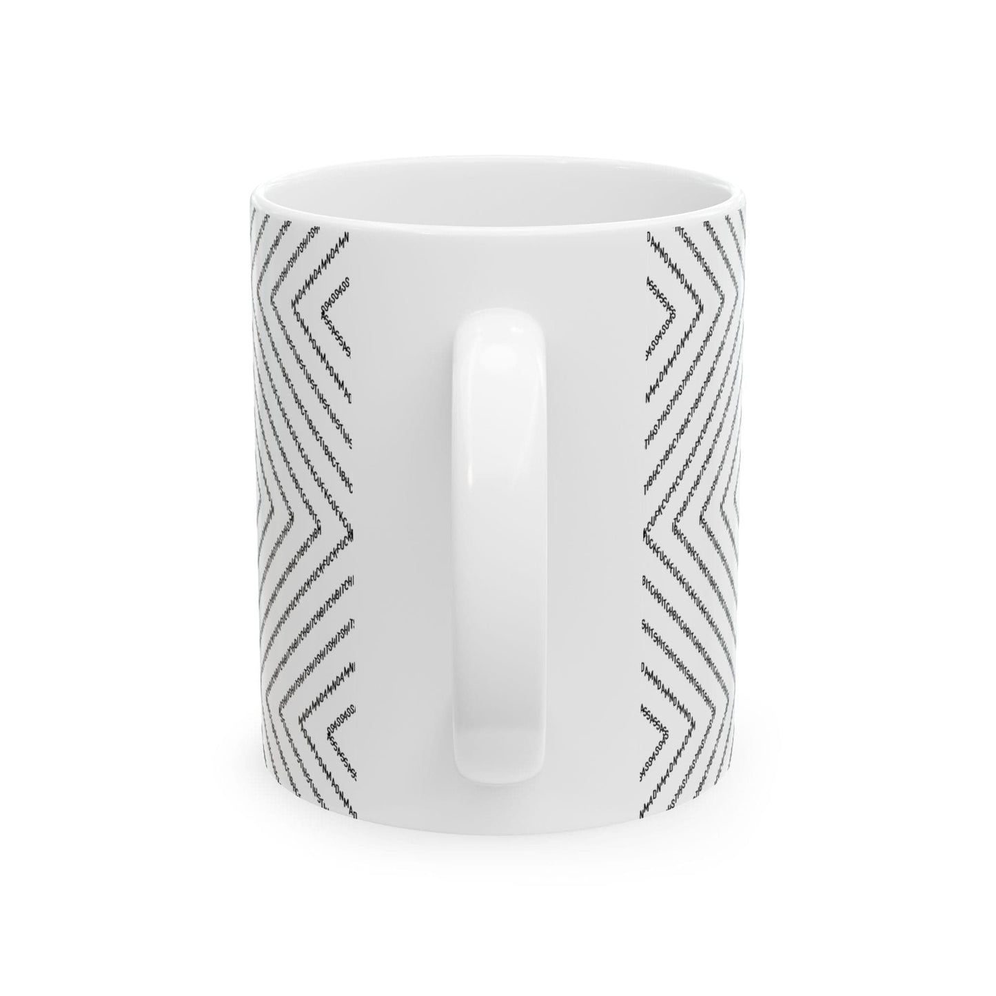 Subtle Profanity Pattern Mug