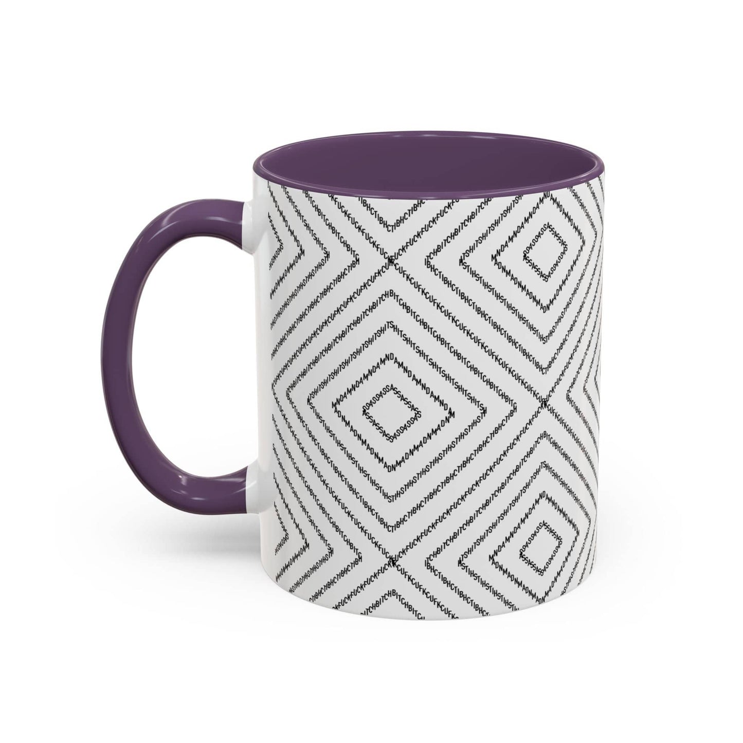 Subtle Profanity Pattern Mug