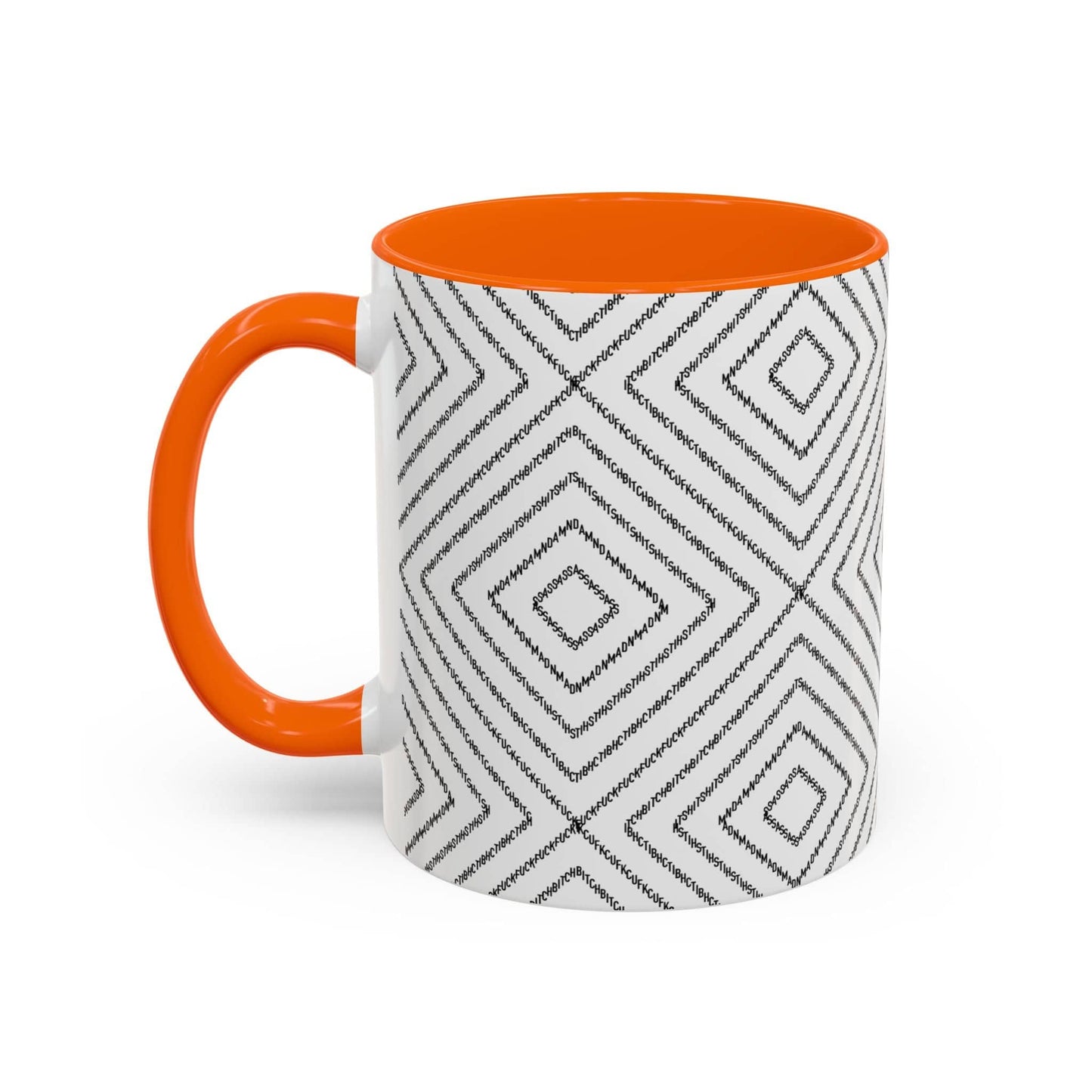 Subtle Profanity Pattern Mug