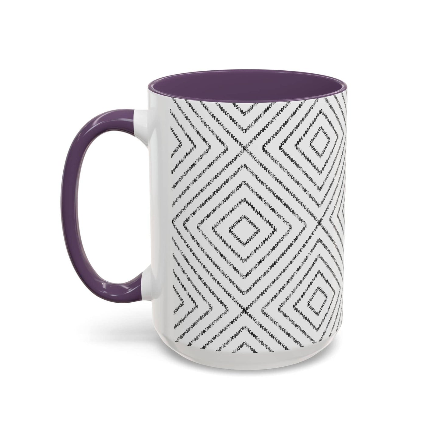 Subtle Profanity Pattern Mug