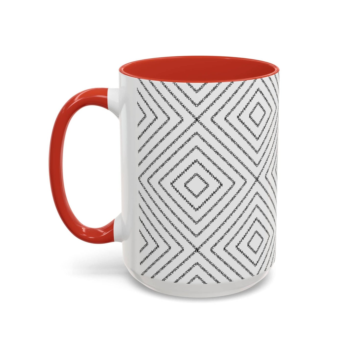 Subtle Profanity Pattern Mug