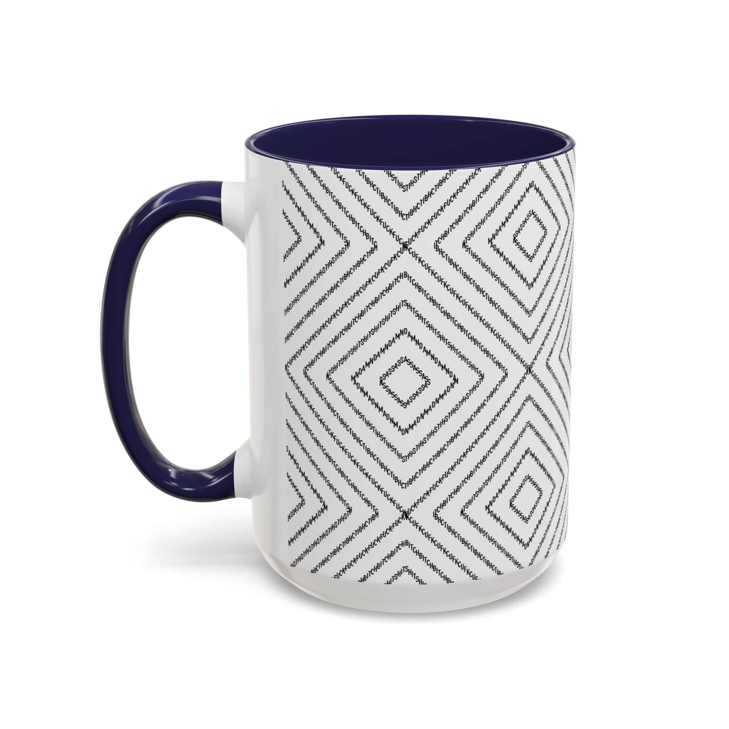 Subtle Profanity Pattern Mug