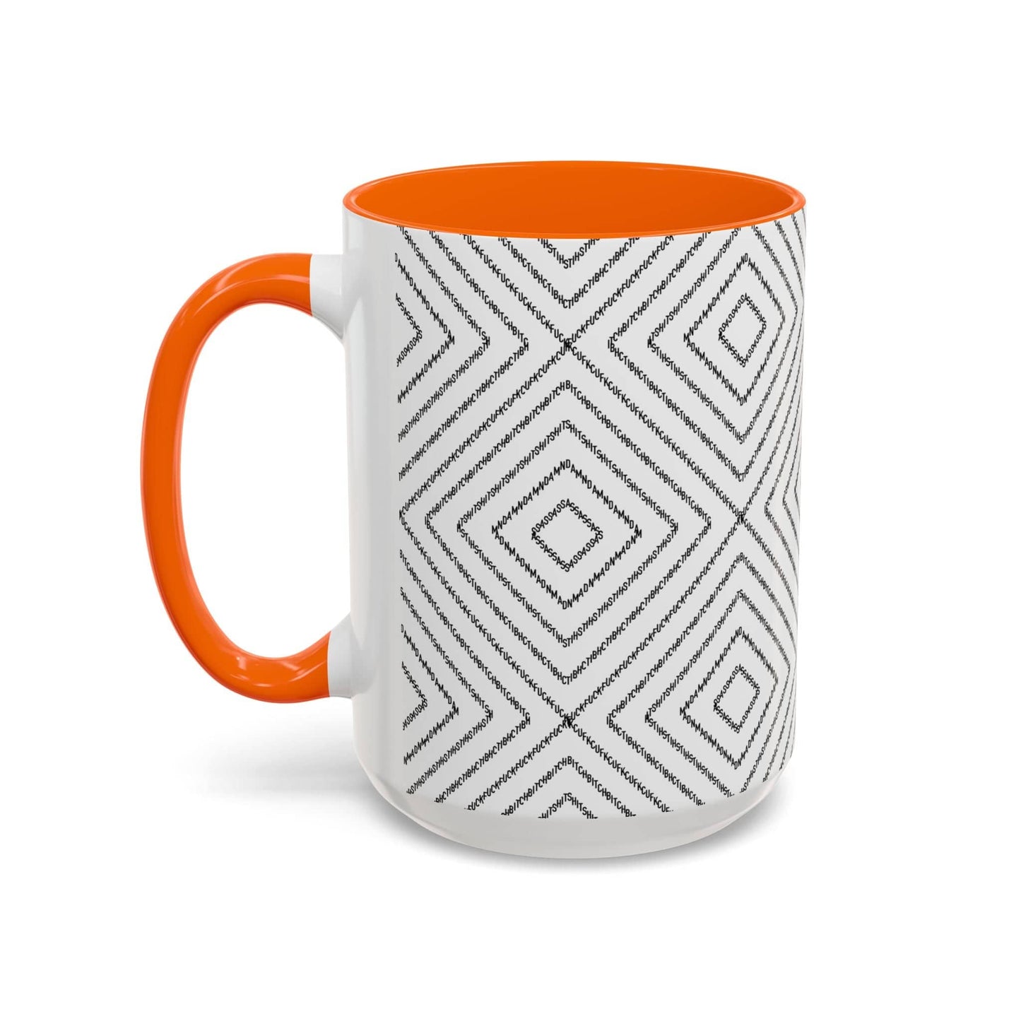 Subtle Profanity Pattern Mug