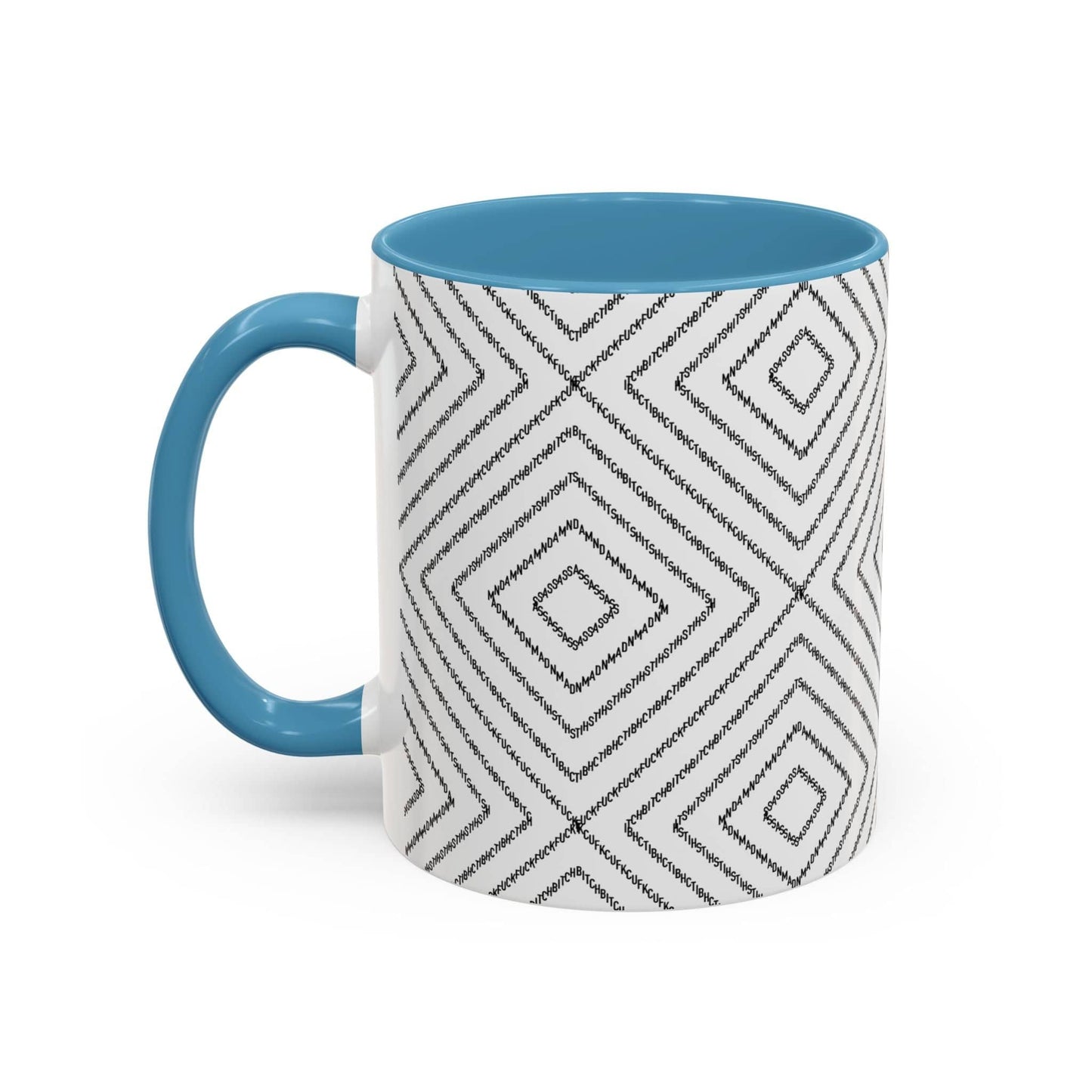Subtle Profanity Pattern Mug