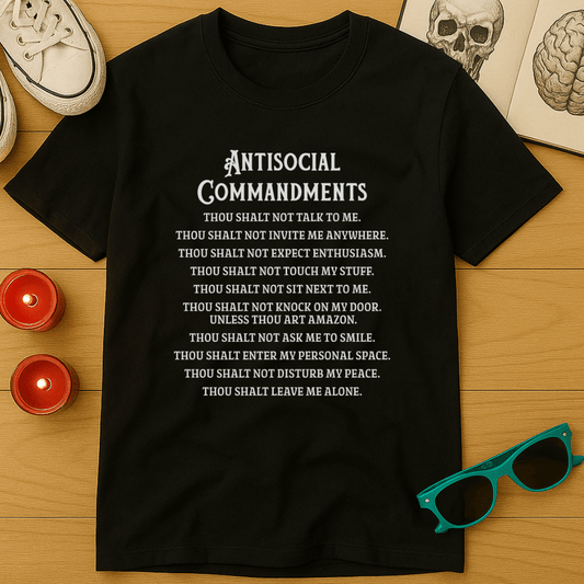 Antisocial Commandments T-Shirt