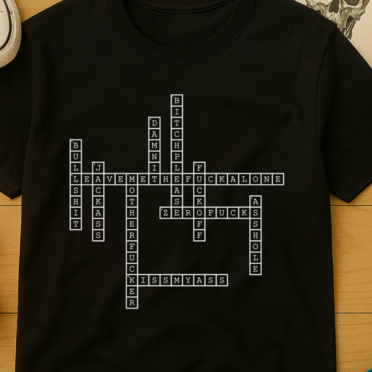 Cuss Word Crossword T-Shirt