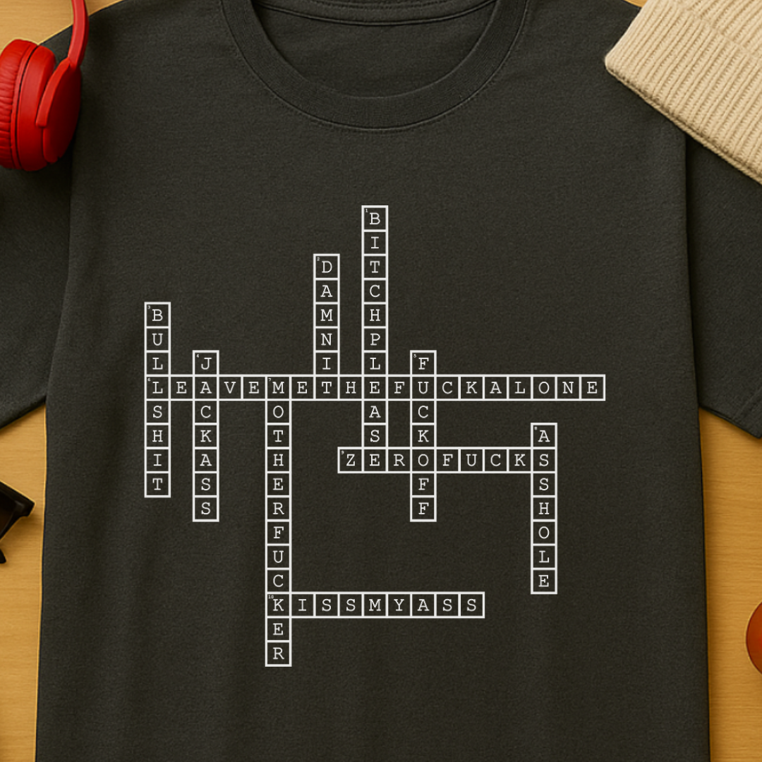 Cuss Word Crossword T-Shirt