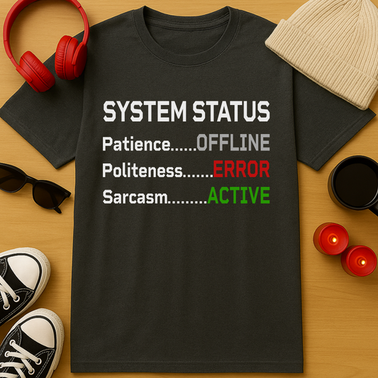 System Status: Filter Disabled T-Shirt