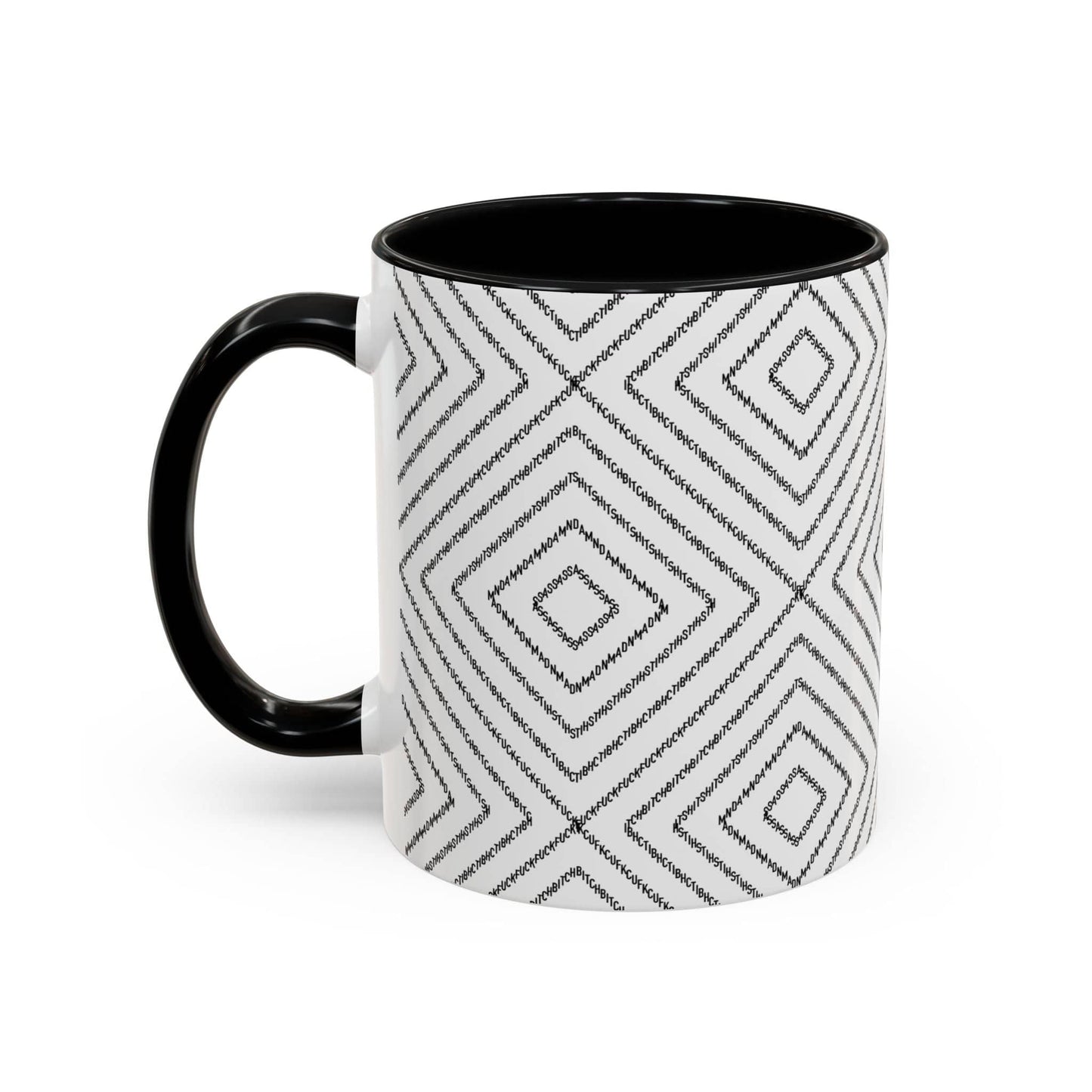 Subtle Profanity Pattern Mug