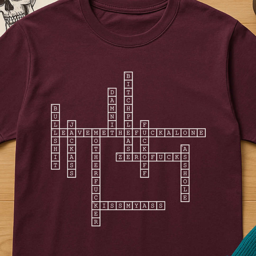 Cuss Word Crossword T-Shirt