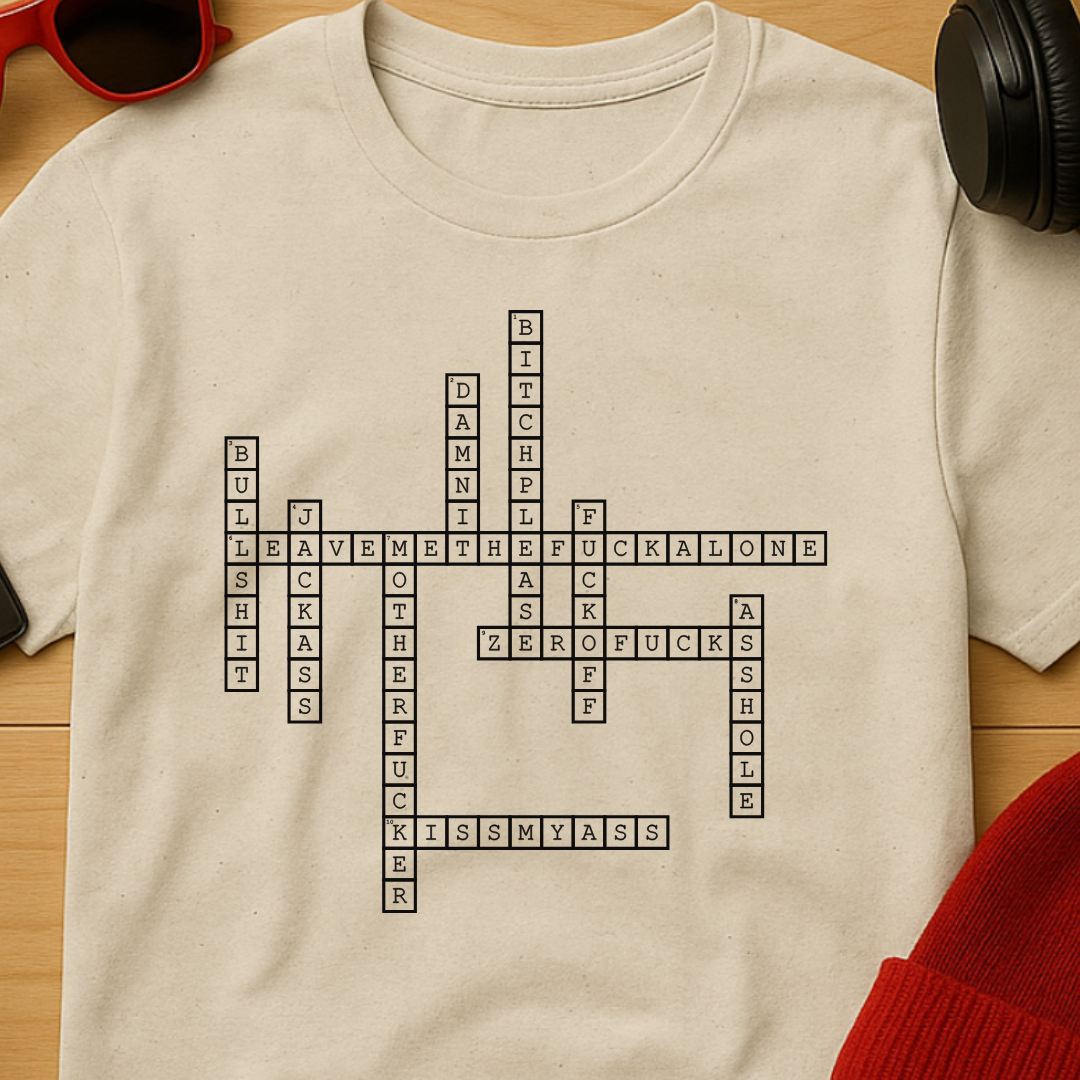 Cuss Word Crossword T-Shirt