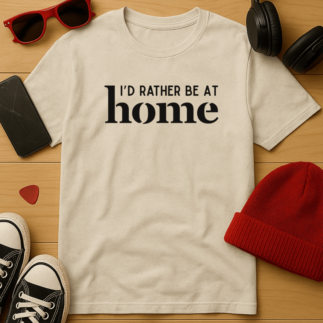 I'd Rather Be At Home T-Shirt