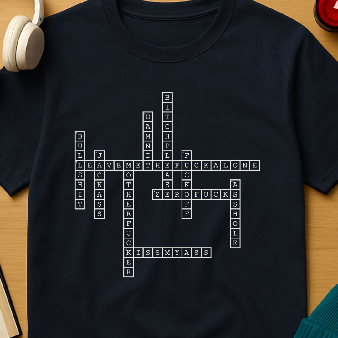 Cuss Word Crossword T-Shirt