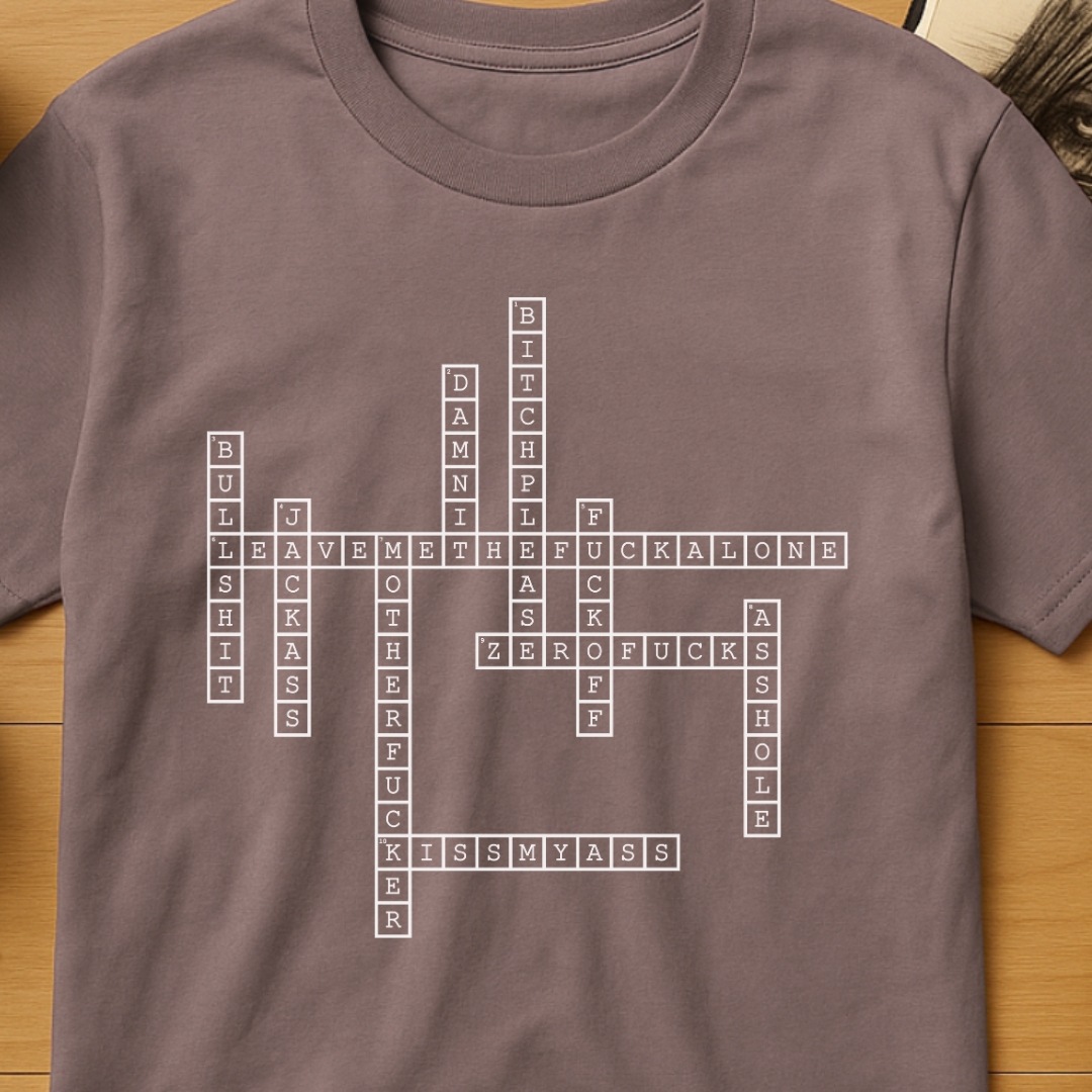Cuss Word Crossword T-Shirt