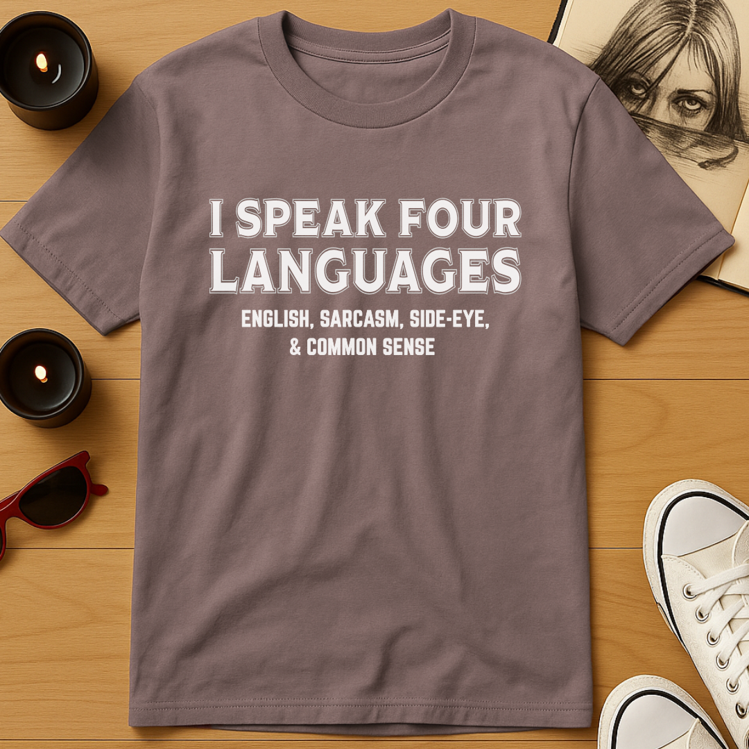 Four Languages: Sass & Shade T-Shirt