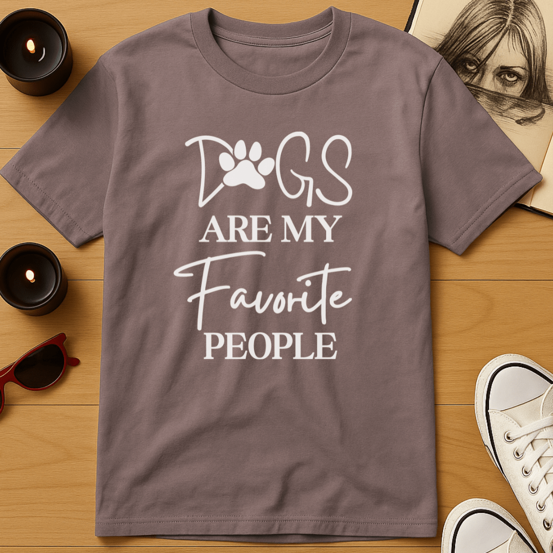 Dogs Are My Favorite People T-Shirt