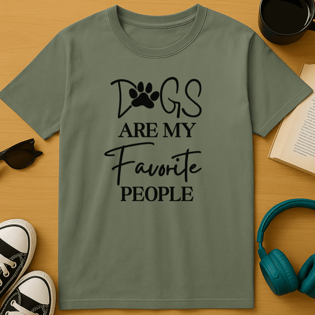 Dogs Are My Favorite People T-Shirt