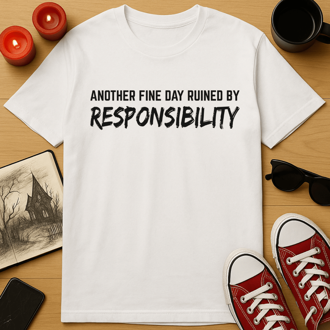 Another Fine Day Ruined By Responsibility T-Shirt