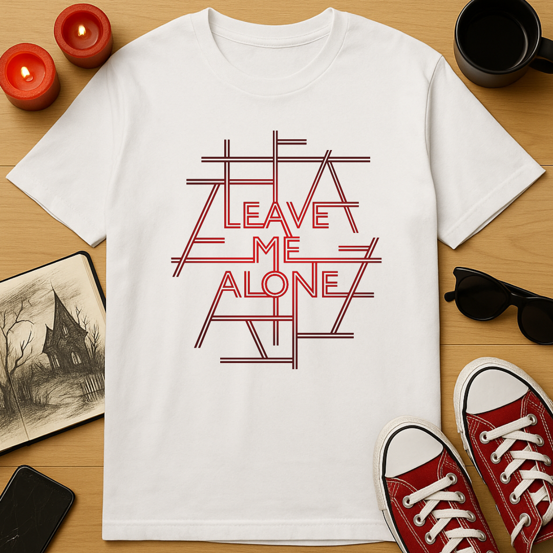 Leave Me Alone Linework T-Shirt