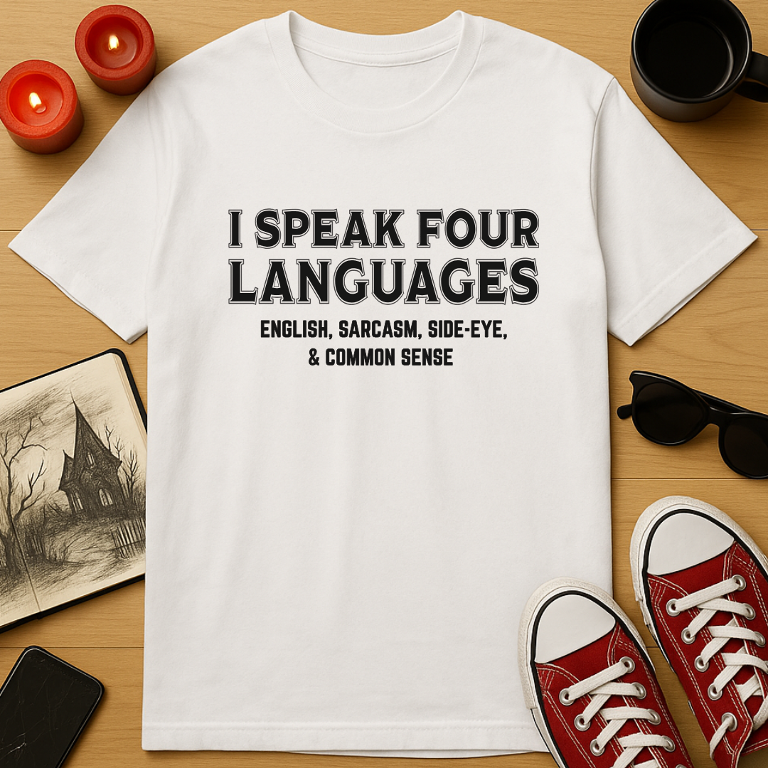 Four Languages: Sass & Shade T-Shirt