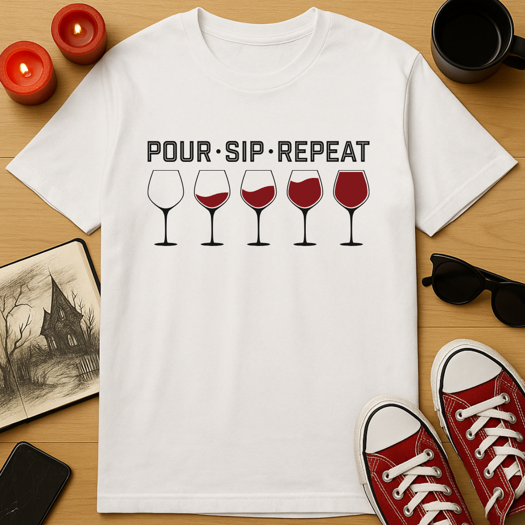 Pour. Sip. Repeat. T-Shirt