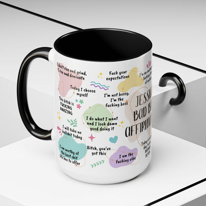 Personalized Bad Bitch Affirmations Mug