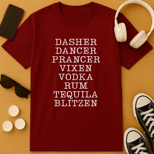 Tipsy The Red-Nosed Reindeer T-Shirt