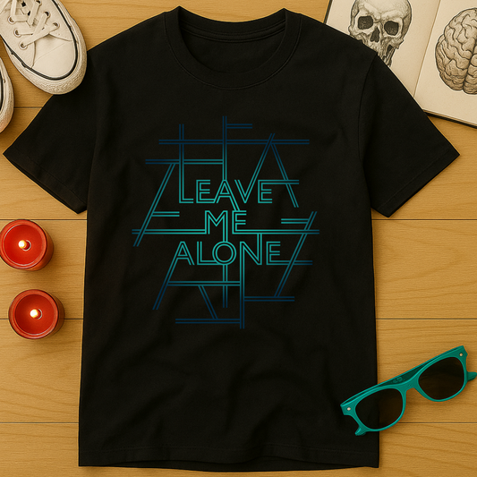 Leave Me Alone Linework T-Shirt