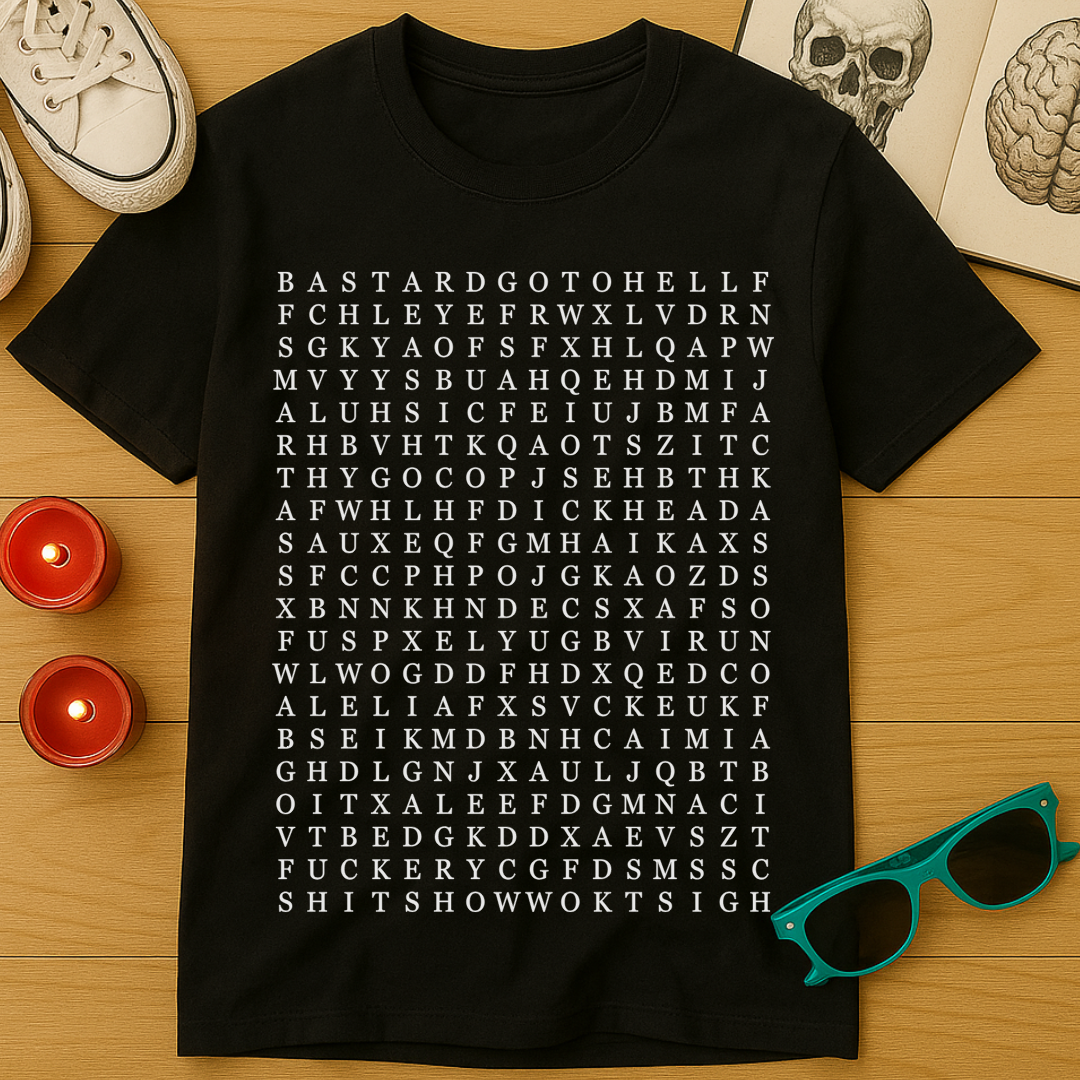 Swear Word Search T-Shirt