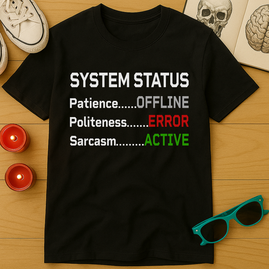 System Status: Filter Disabled T-Shirt