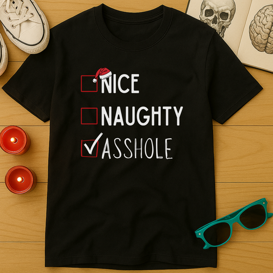 Nice, Naughty, Asshole T-Shirt