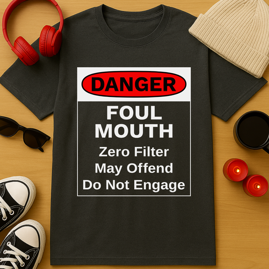 Danger: Foul Mouth T-Shirt