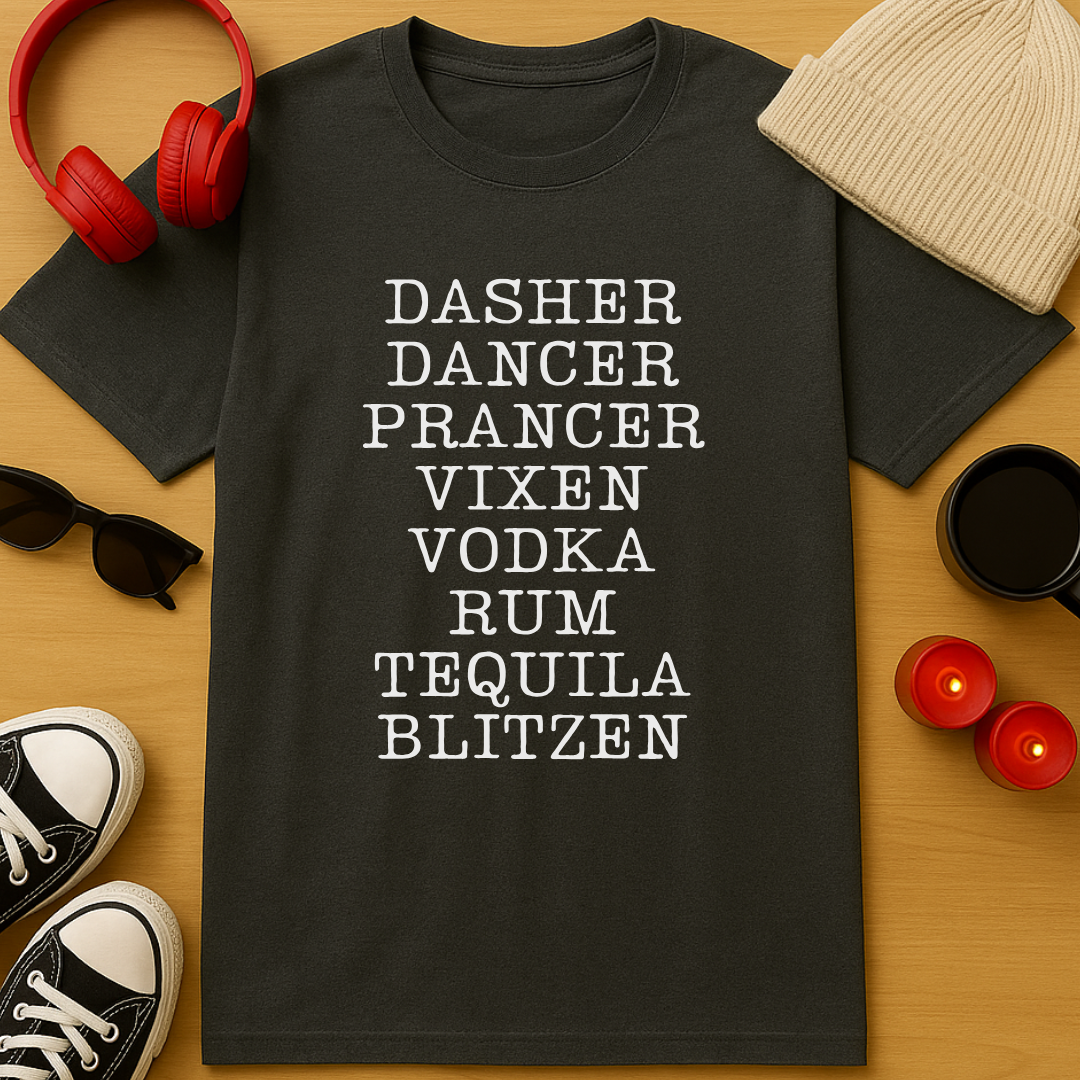 Tipsy The Red-Nosed Reindeer T-Shirt