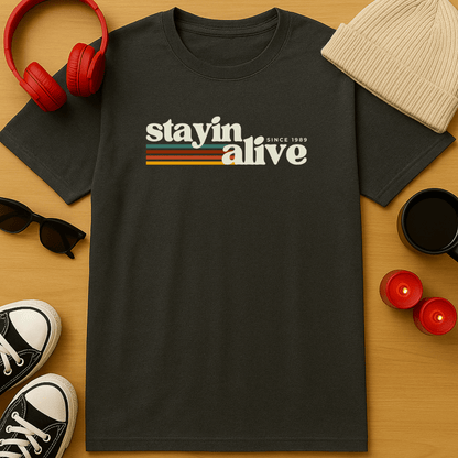 Personalized Stayin' Alive T-Shirt