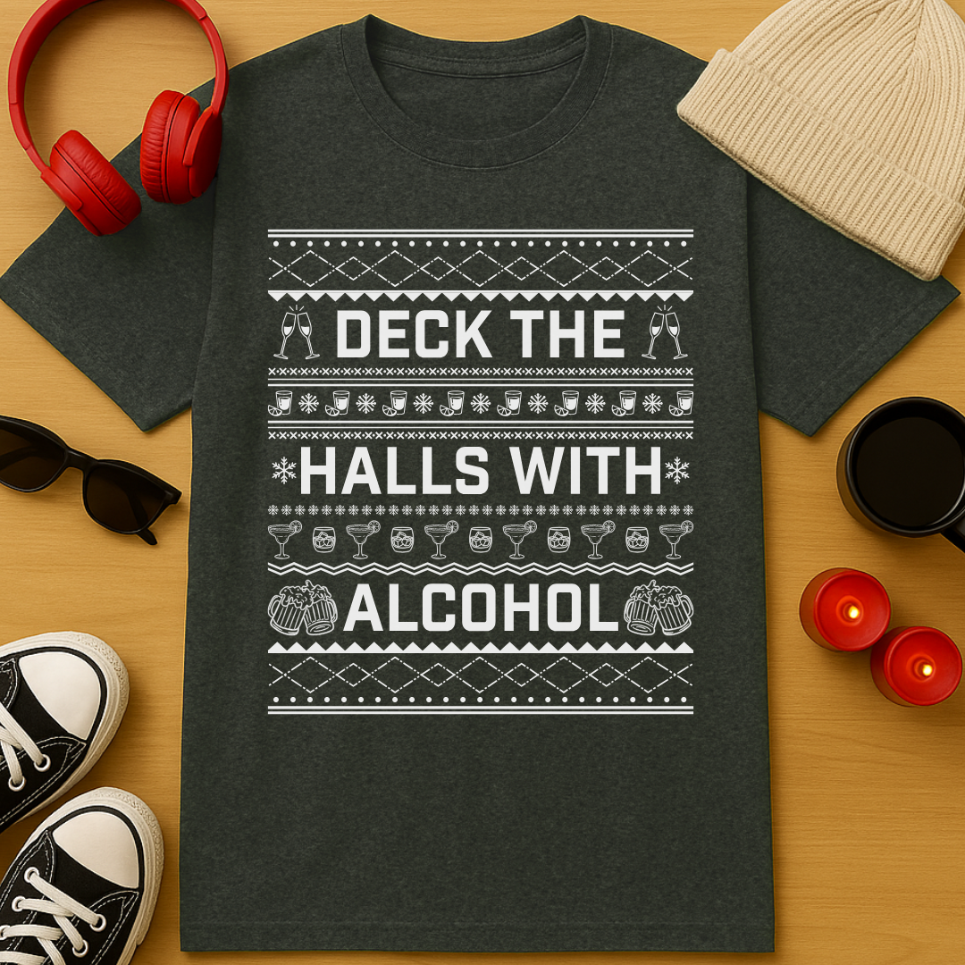 Deck The Halls With Alcohol T-Shirt