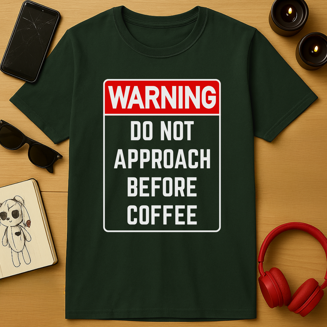 Not Before Coffee T-Shirt