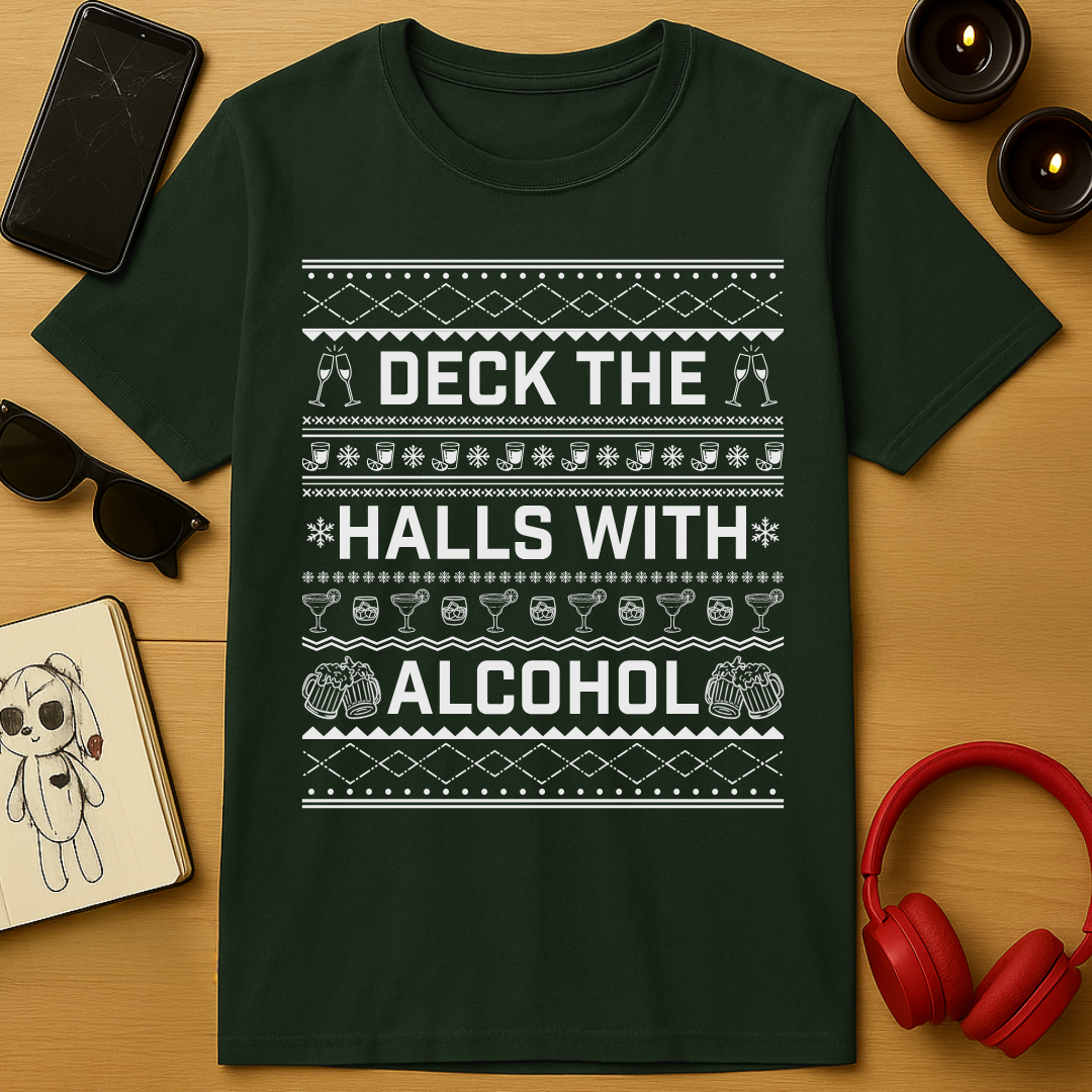Deck The Halls With Alcohol T-Shirt