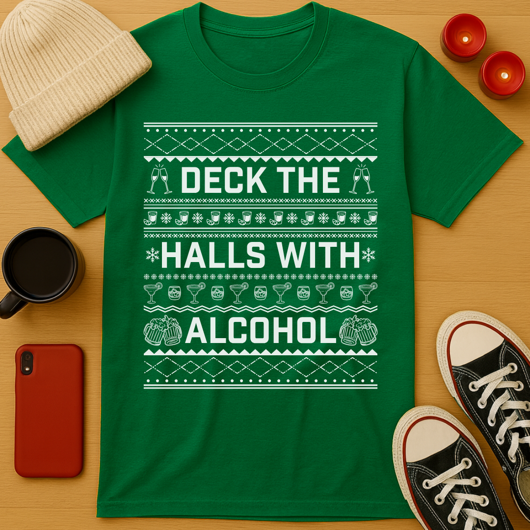 Deck The Halls With Alcohol T-Shirt