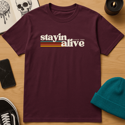 Personalized Stayin' Alive T-Shirt