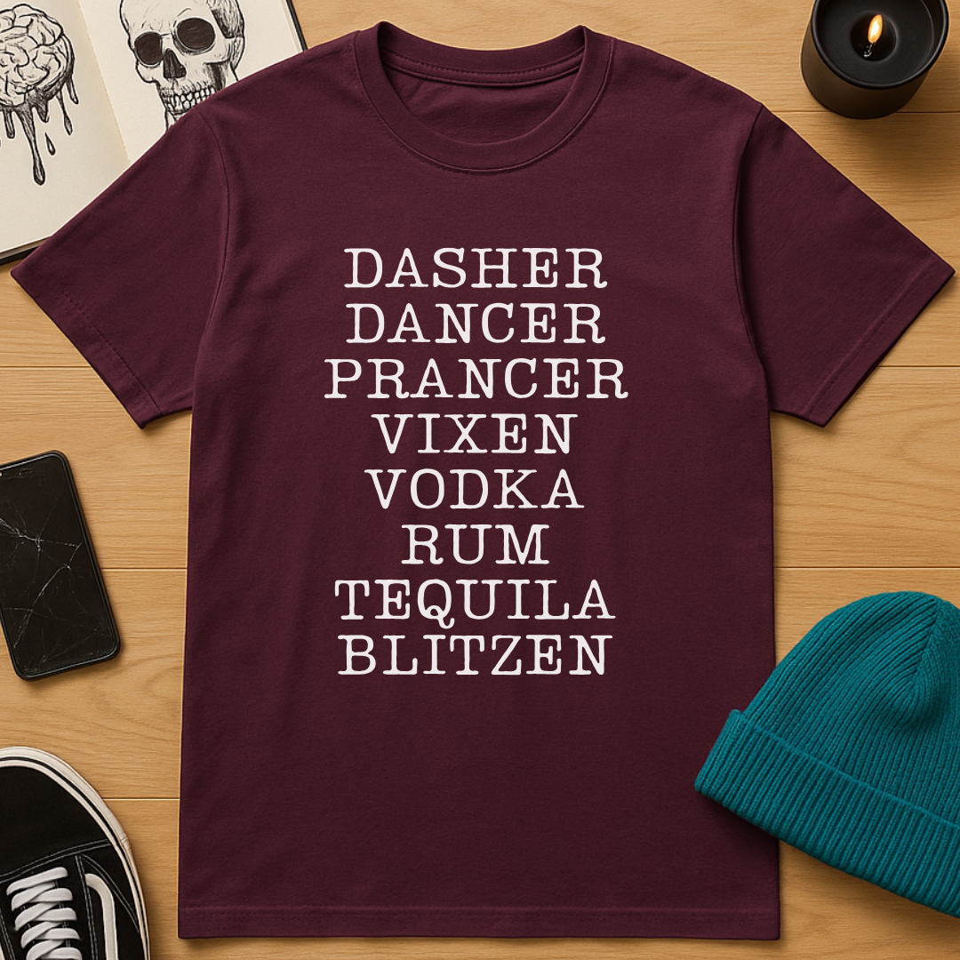 Tipsy The Red-Nosed Reindeer T-Shirt