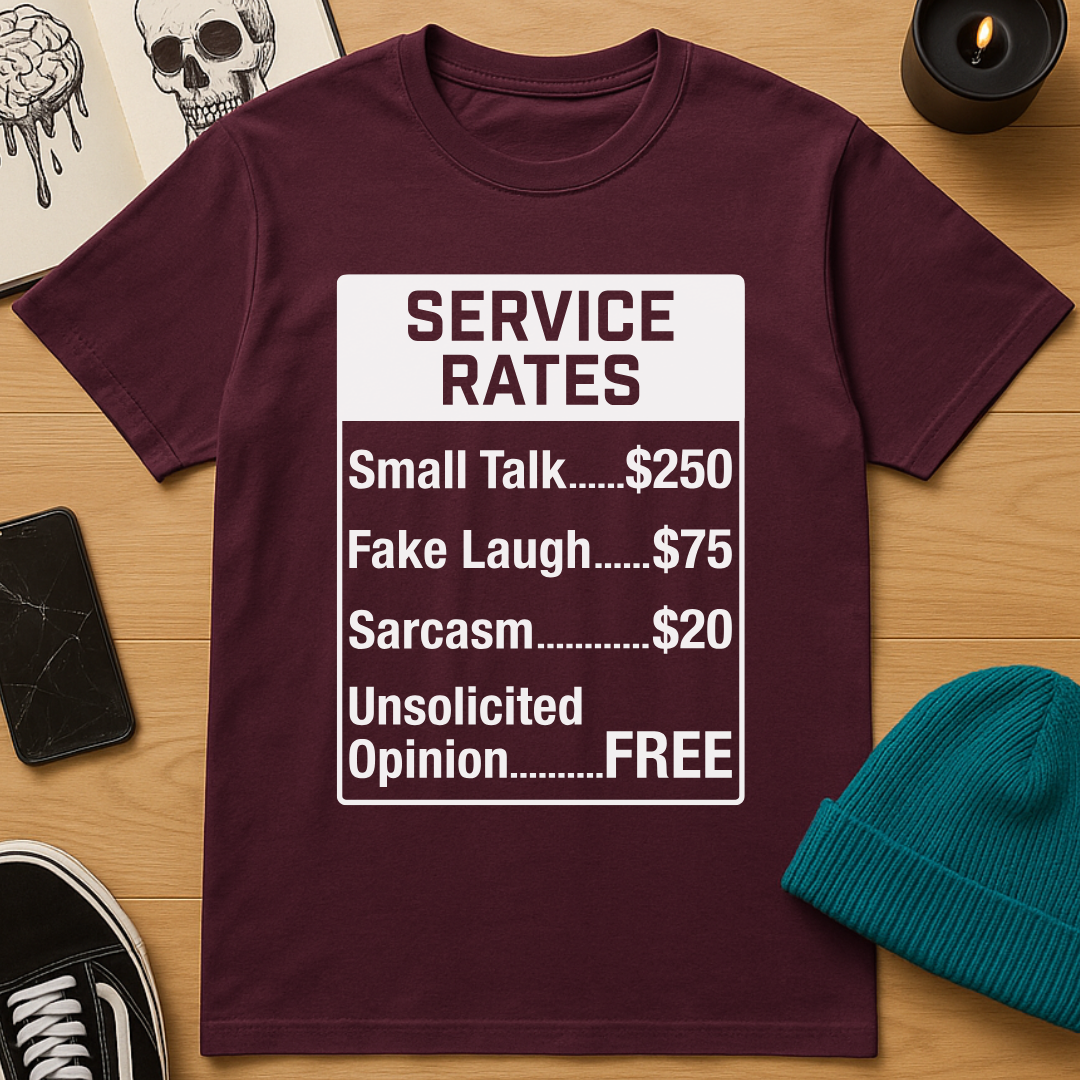 Service Rates T-Shirt